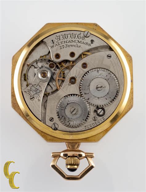 fake octagonal waltham women's antique watch